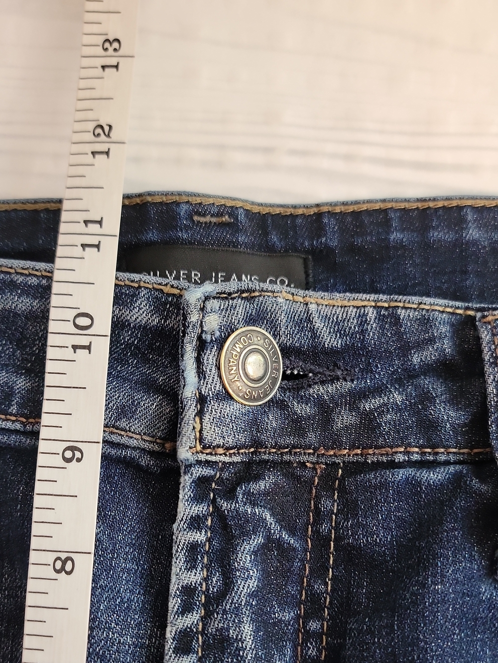 Silver Eddie Dark Indigo Denim Men’s Jean Size 33" X 30" - Picture 12 of 16